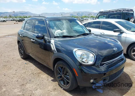2016 Mini Countryman Cooper S из США, поврежденный, VIN WMWZC3C58GWT08660